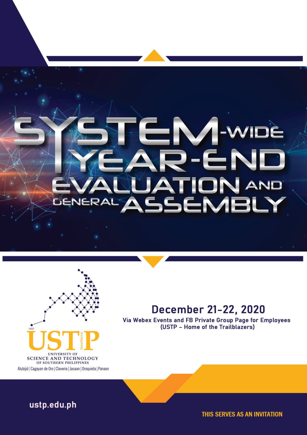 System Wide Year End Evaluation And General Assembly University Of