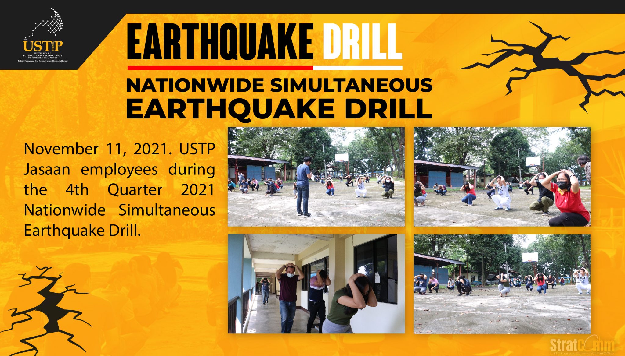 National Simultaneous Earthquake Drill - University of Science and ...