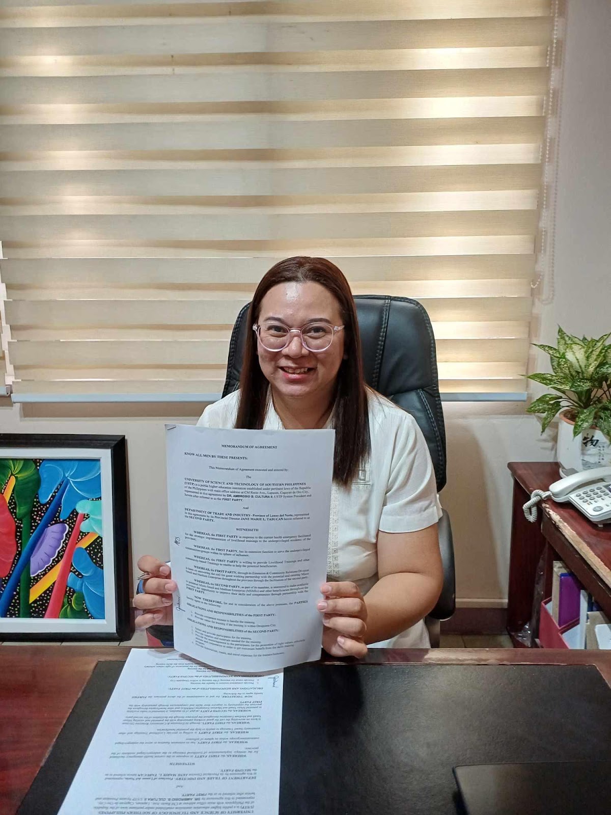 Ustp Oroquieta Seals Partnership With Dti Lanao Del Norte - University 